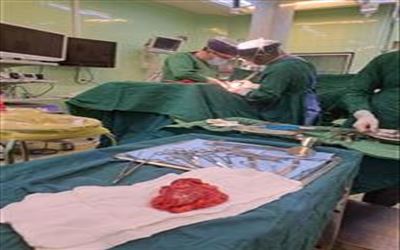 انجام اولین جراحی نفروکتومی رادیکال در بیمارستان امیرالمومنین (ع) مراغه