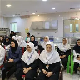 حضور معاون درمان به همراه هیئت رئیسه دانشکده در تجلیل از پرستاران بیمارستان ها