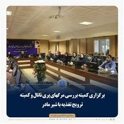برگزاری کمیته بررسی مرگ های پری ناتال و کمیته ترویج تغذیه با شیر مادر
