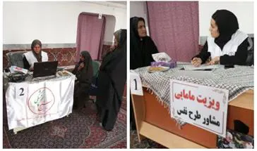 برگزاری ویزیت رایگان در محله کرامت پهرآباد