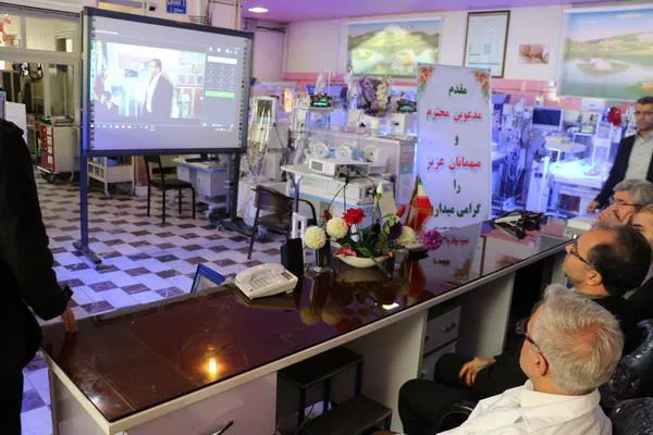  مراسم افتتاح 1714 تخت ویژه در سراسر کشور همزمان با دانشگاههای دیگر در دانشکده علوم پزشکی مراغه برگزار شد.