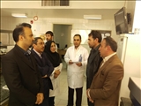 بازدید از واحد آزمایشگاه و طب انتقال خون بیمارستان حضرت امیرالمومنین (ع) 